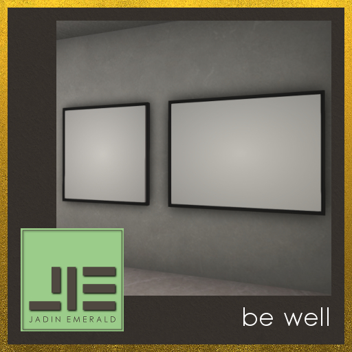 Modern Floater Frames (Set) - Square and Rectangle - Professional Gallery Look - Mesh C/M (Wear to Unpack)