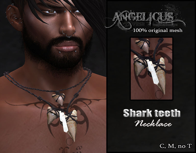 ::ANGELICUS:: Shark teeth necklace
