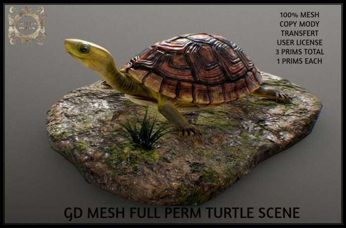 GD MESH FULL PERM TURTLE SCENE