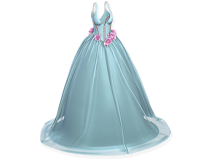 Sweet Thing. Duchess Gown - Seafoam