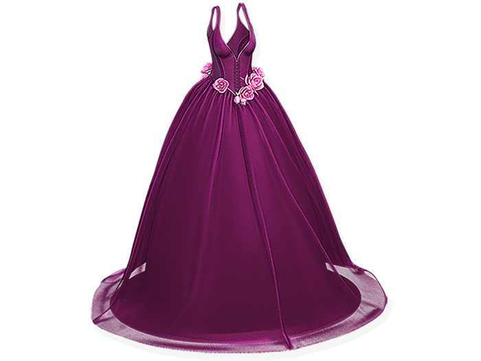 Sweet Thing. Duchess Gown - Magenta