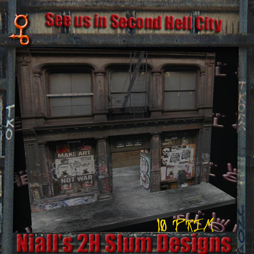 2H Building - Make Art Not War (20x15)