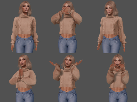 Second Life Marketplace - [H] Emote Hud Full