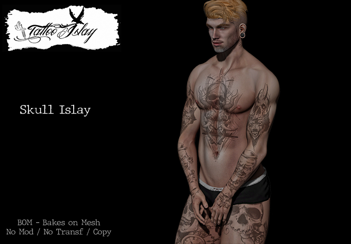 Tattoo Islay - Skull Islay