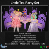 [Jester Inc.] Little Tea Party Set! (Purple)
