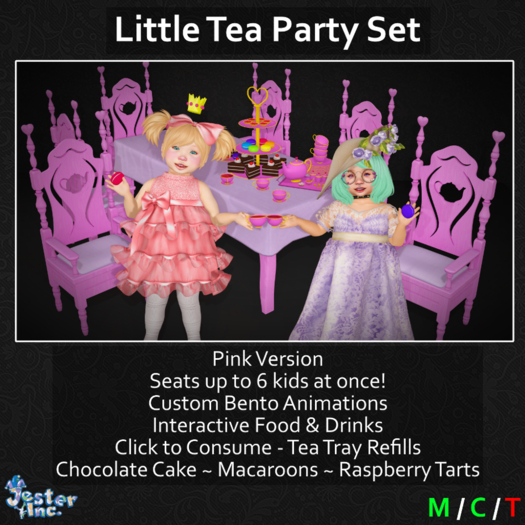 [Jester Inc.] Little Tea Party Set! (Pink)