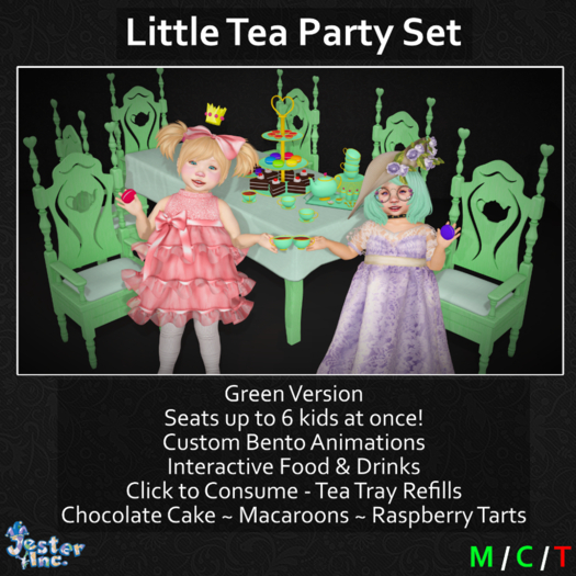 [Jester Inc.] Little Tea Party Set! (Green)