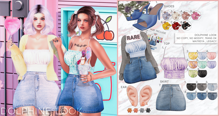 ::{u.f.o}::Dolphin look - skirt - 3 - maitreya