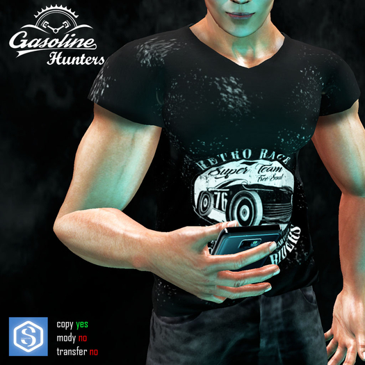 T-shirt Gasoline Hunters  retro