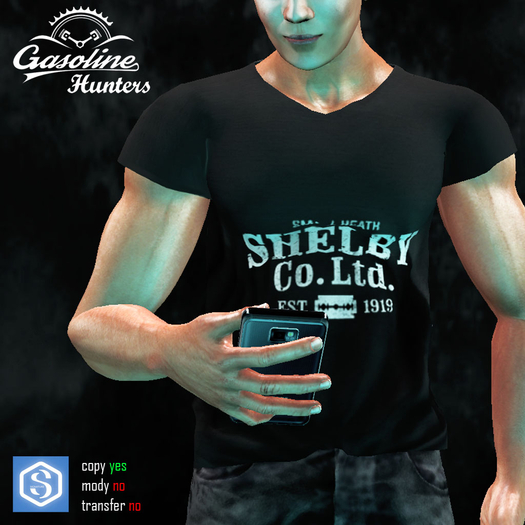 T-shirtGasoline Hunters  shelby,s