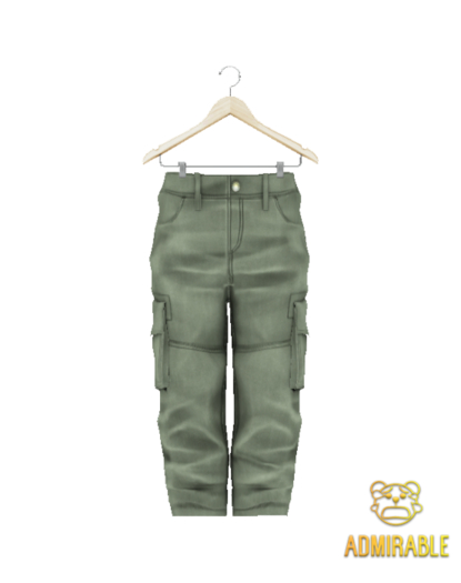 Admirable- Regular Cargo Pants.(Green)
