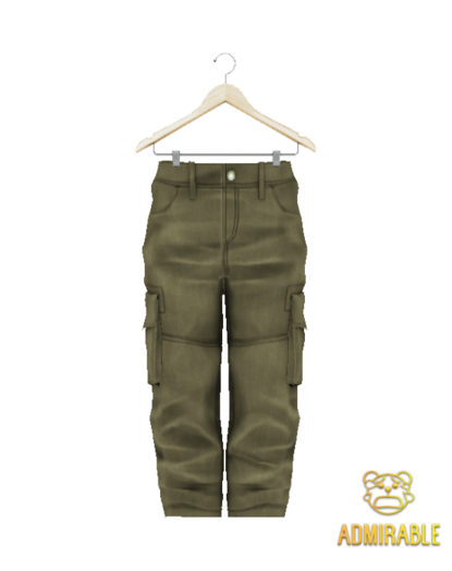 Admirable- Regular Cargo Pants.(Olive)