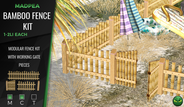 MadPea Bamboo Fence Kit