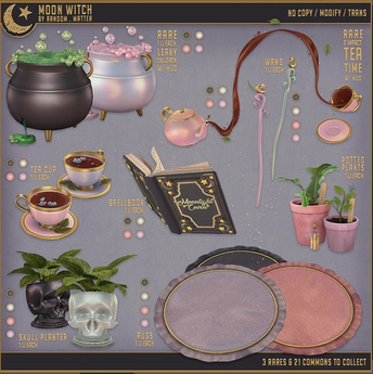 Second Life Marketplace - .random.Matter. - Moon Witch - Rug [Pink]