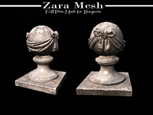 Zara Mesh - Landscape - Stone Ball on Pllar - FULL PERM MESH