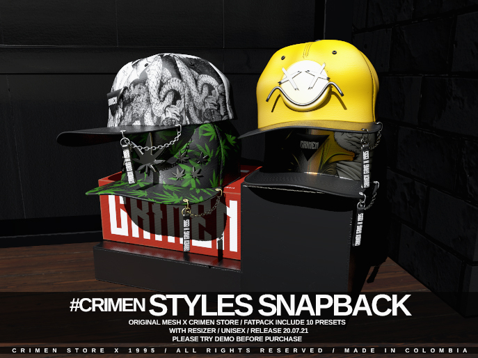 #CRIMEN X STYLES SNAPBACK "FATPACK"