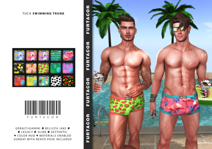 :::FurtaCor:::Tuca Swimming Trunks