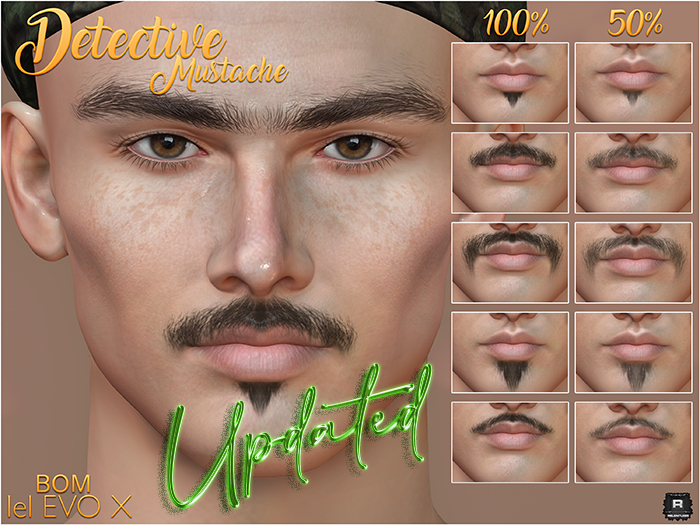 RELENTLESS Detective Mustache - UPDATED