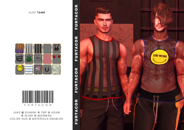 :::[FurtaCor Male]:::ALEF Tank v2