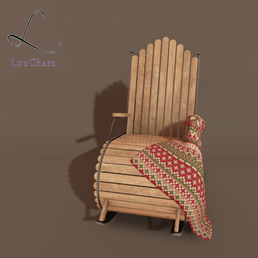 LouChara Falling Leaves Rocking Chair