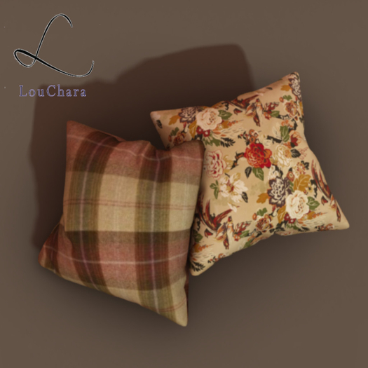 LouChara Falling Leaves Throw Pillows
