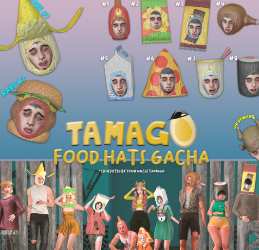 [TAMAGO] Food Hat *Full Set*