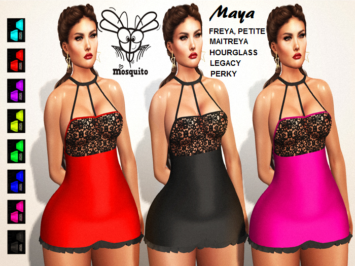 MOSQUITO _ MAYA dress  _ body mesh
