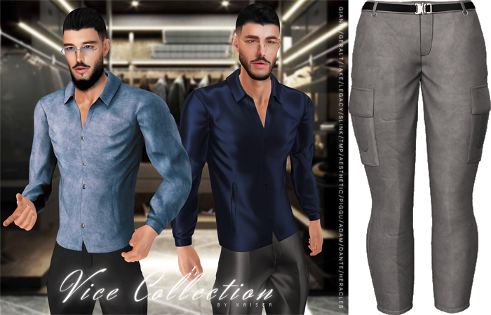 Kaiser - High-Rise Pants Suede Light Grey