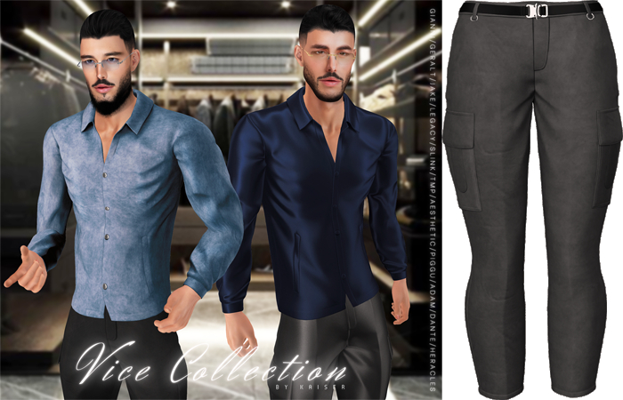 Kaiser - High-Rise Pants Suede Grey