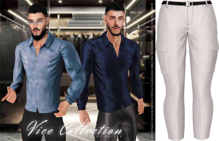 Kaiser - High-Rise Pants Suede White