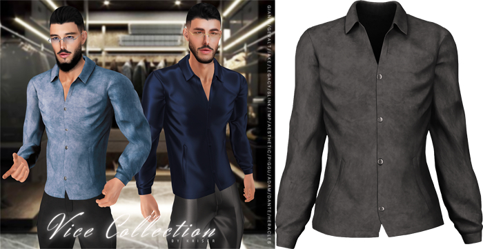 Kaiser - Buttoned Shirt Suede Grey