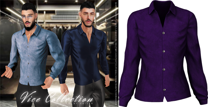 Kaiser - Buttoned Shirt Suede Purple
