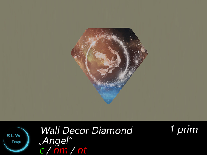 SLW Design - Wall Decor Diamond Angel