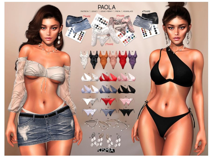 OSMIA - Paola.Gacha.Necklace - Black