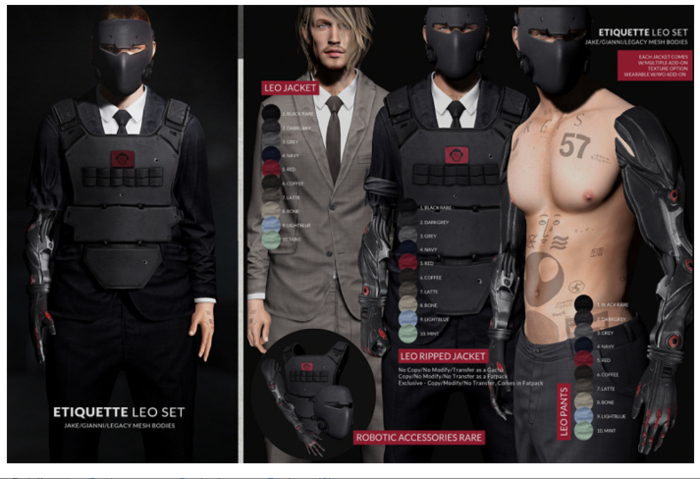 .etiquette. Leo Jacket Red