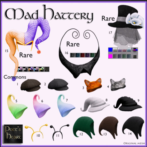 Poet's Heart - Mad Hattery - #16 Evil Queen RARE