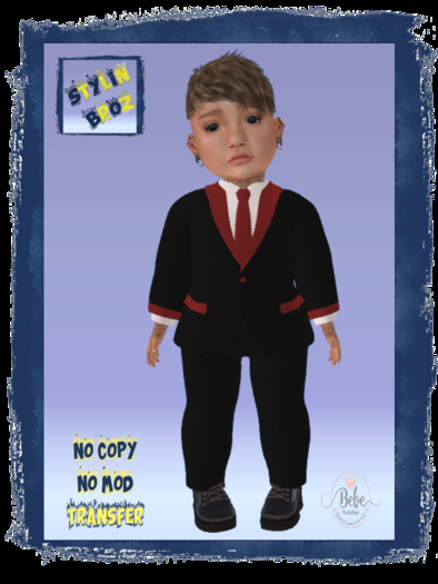 ~{SB}~ Black and Red Tux 