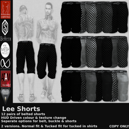 *DCDM* Lee Shorts: SQ2 (Add)