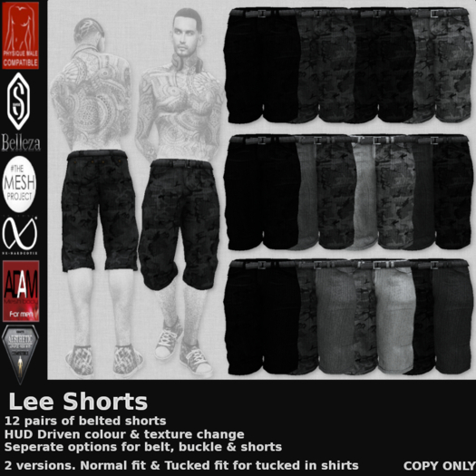 *DCDM* Lee Shorts: Camo (Add)