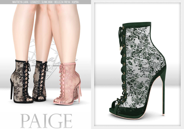 Look At Me. Paige : Heels - emerald