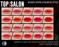 TOP1SALON - HD HARU LIPSTICK (Genus) PALE