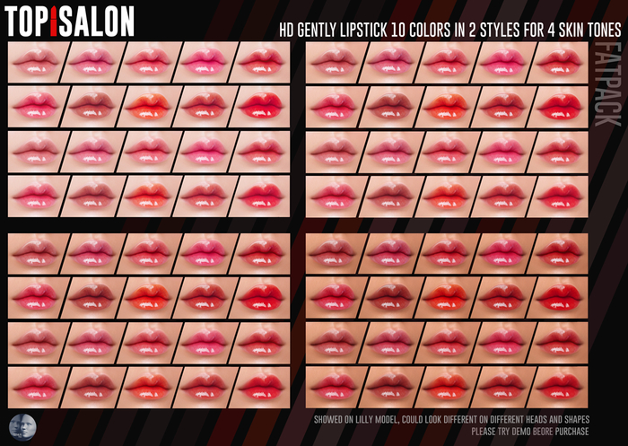 TOP1SALON - HD HARU LIPSTICK (Genus) FATPACK