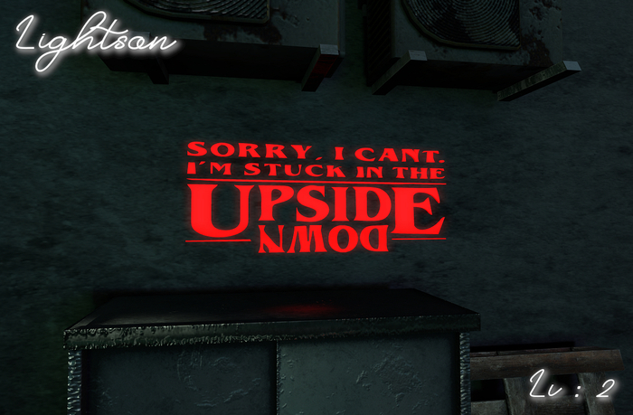 *LightsOn* Upside down neon