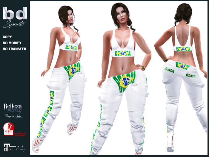 [bd] 136 CONJ9 OVERALLS AND TOP BRASIL  UNPACK