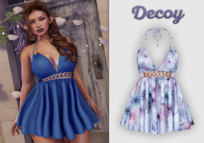 Decoy - Indira Dress: Watercolor - Maitreya Lara + Petite, Meshbody Legacy, Inithium Kupra