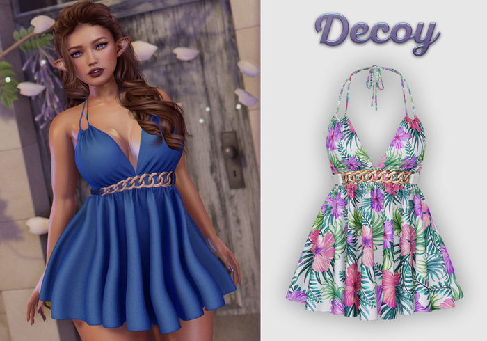Decoy - Indira Dress: Tropical5 - Maitreya Lara + Petite, Meshbody Legacy, Inithium Kupra
