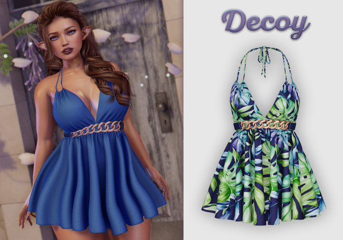 Decoy - Indira Dress: Tropical2 - Maitreya Lara + Petite, Meshbody Legacy, Inithium Kupra