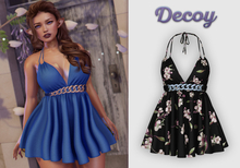 Decoy - Indira Dress: Petals Black - Maitreya Lara + Petite, Meshbody Legacy, Inithium Kupra