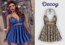 Decoy - Indira Dress: Leaf Tan - Maitreya Lara + Petite, Meshbody Legacy, Inithium Kupra