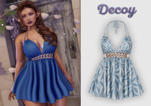Decoy - Indira Dress: Leaf Blue - Maitreya Lara + Petite, Meshbody Legacy, Inithium Kupra